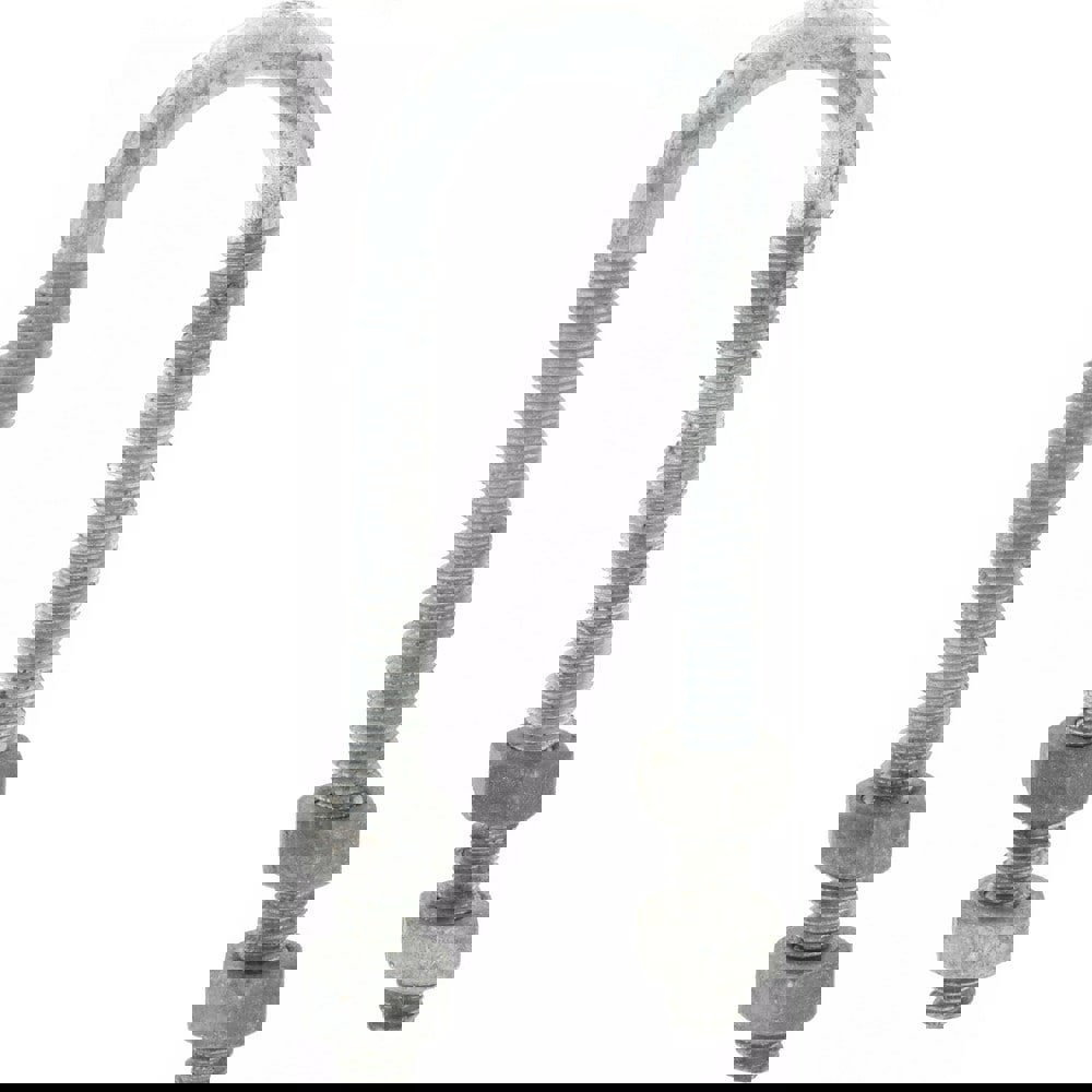 Round U-Bolt: Without Mount Plate, 1/4-20 UNC, 2-1/2